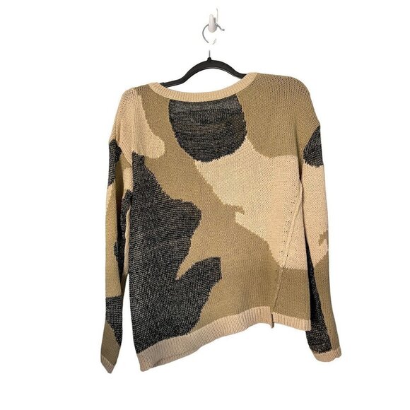 Zadig & Voltaire SZ S Master Camo Knit Mesh Sweater Asymmetrical NWOT - Picture 4 of 16